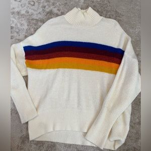 Soft half turtle neck sweater